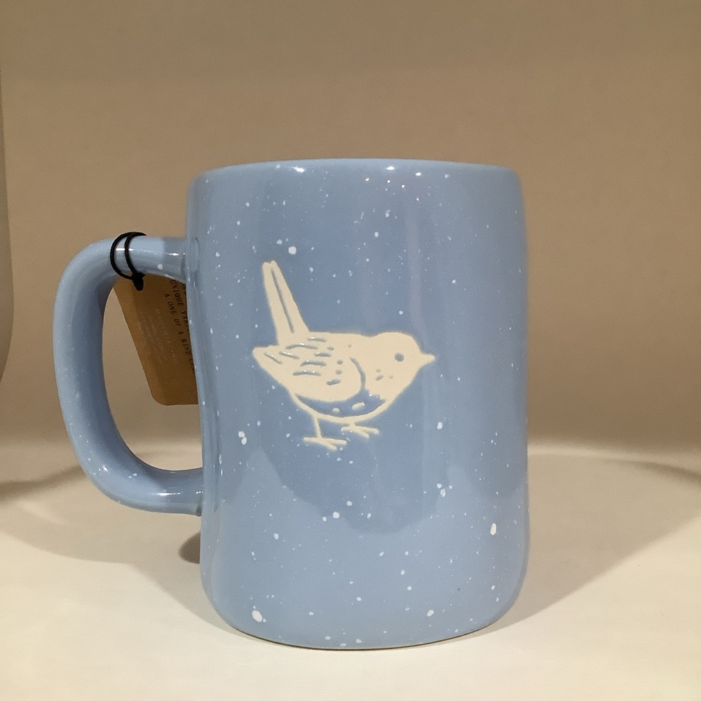 NWT Rae Dunn Chirp Blue Mug Rare
